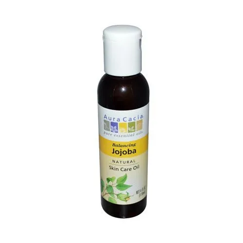 Aura Cacia Jojoba Natural Skin Care Oil - 4 Fl Oz