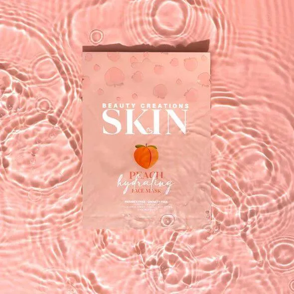 Beauty Creations Peach Hydrating Face Mask