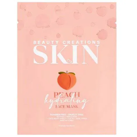 Beauty Creations Peach Hydrating Face Mask