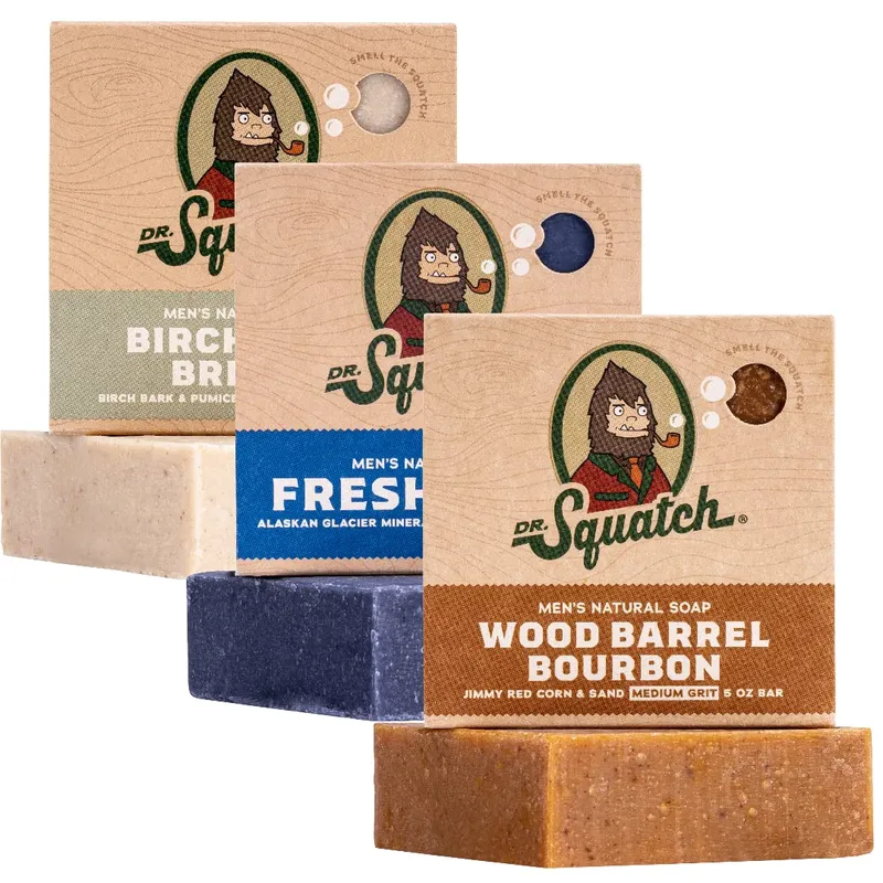 Dr. Squatch Men's Natural Bar Soap from Moisturizing Soap Made from Natural Oils