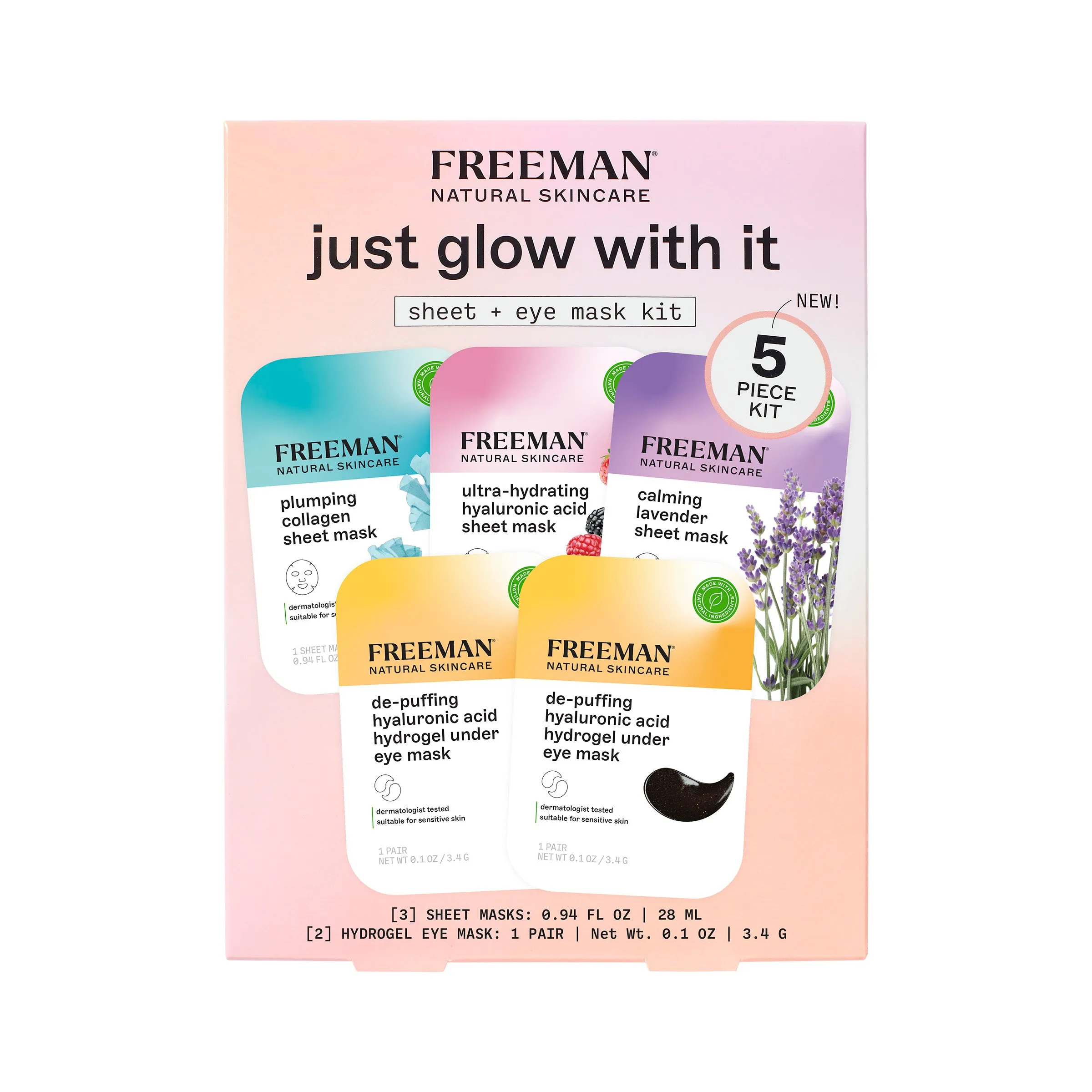 Just Glow With It Facial Mask Set