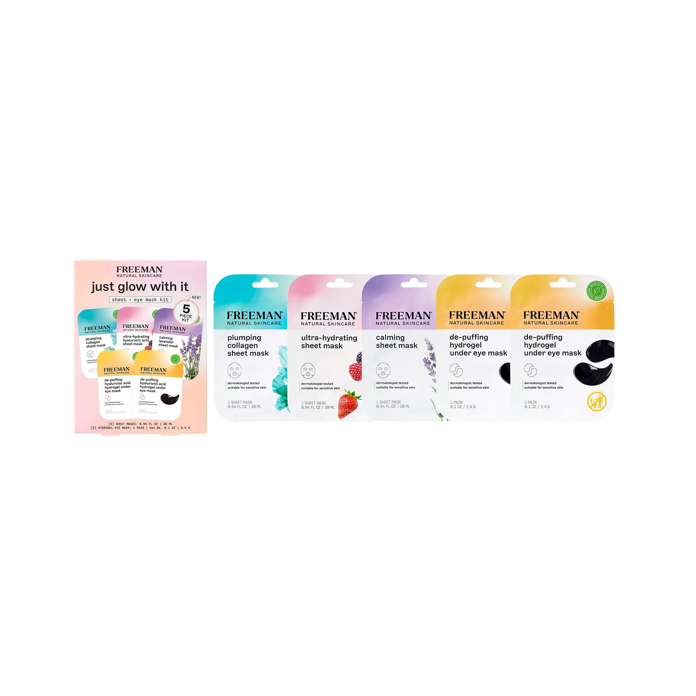 Just Glow With It Facial Mask Set