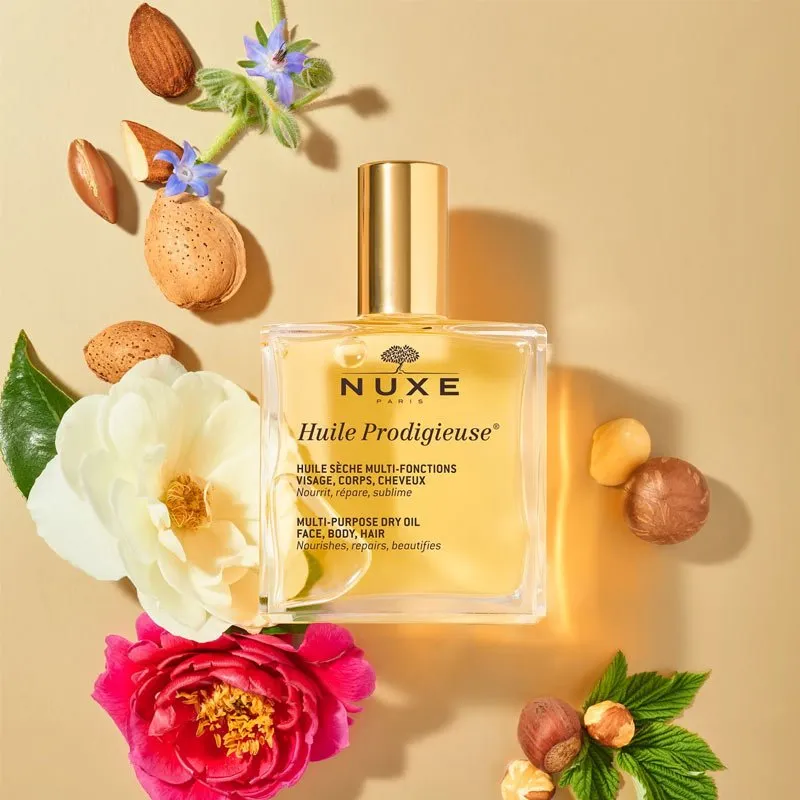 NUXE Huile Prodigieuse Multi Usage Dry Oil   Free Prodigieux Candle