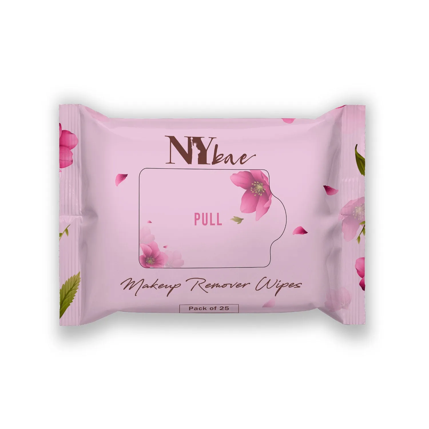 NY Bae Makeup Remover Wipes - Pack of 25 | Cleansing Facial Wipes | Refreshing | Alcohol Free | Sulphate Free | Paraben Free