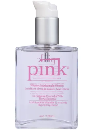 Pink 4oz. Glass Bottle