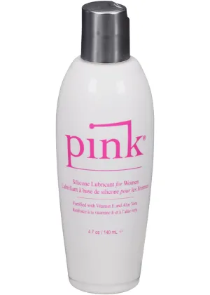 Pink Silicone Lubricant for Women - 4.7 Oz / 140 ml