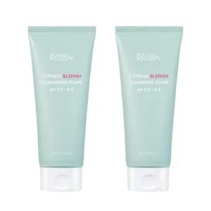 ROUND AROUND Cypress Blemish Cleansing Foam 200ml 200ml (Double SET)