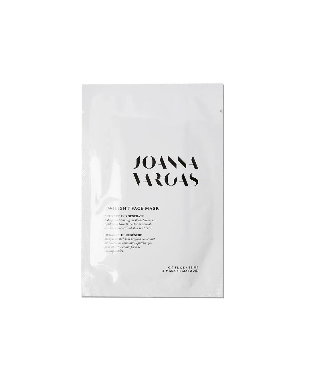 Twilight Face Mask - Epidermal Growth Factor Treatment for Skin Renewal and Radiance - 1 Sheet, 0.9 FL OZ / 25 ML - Joanna Vargas